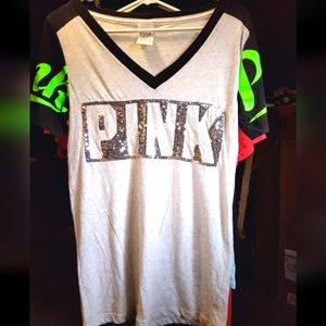SOLD! Victoria's Secret Pink Bling T-shirt
